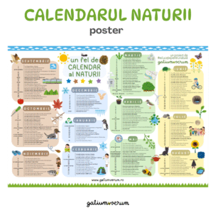 Calendarul Naturii - sărbători evenimente zile speciale conectate cu natura pe parcursul anului